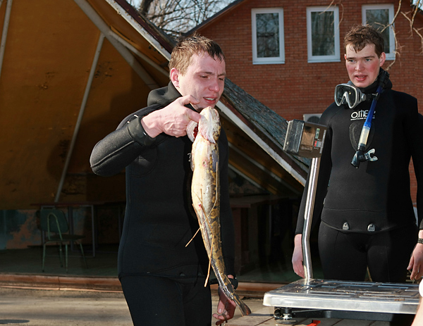 Итоги соревнований по подводной охоте Открытие сезона Весна-2012