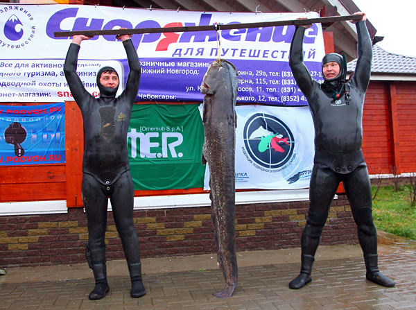 Тройные соревнования по подводной охоте прошли в Нижегородской обл.